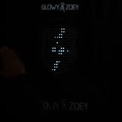 LED Face Changing Mask - Glowy Zoey
