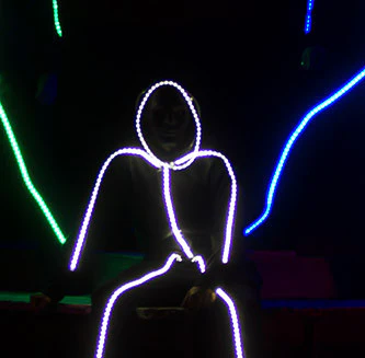 Nylon Blackout Hood - Glowy Zoey