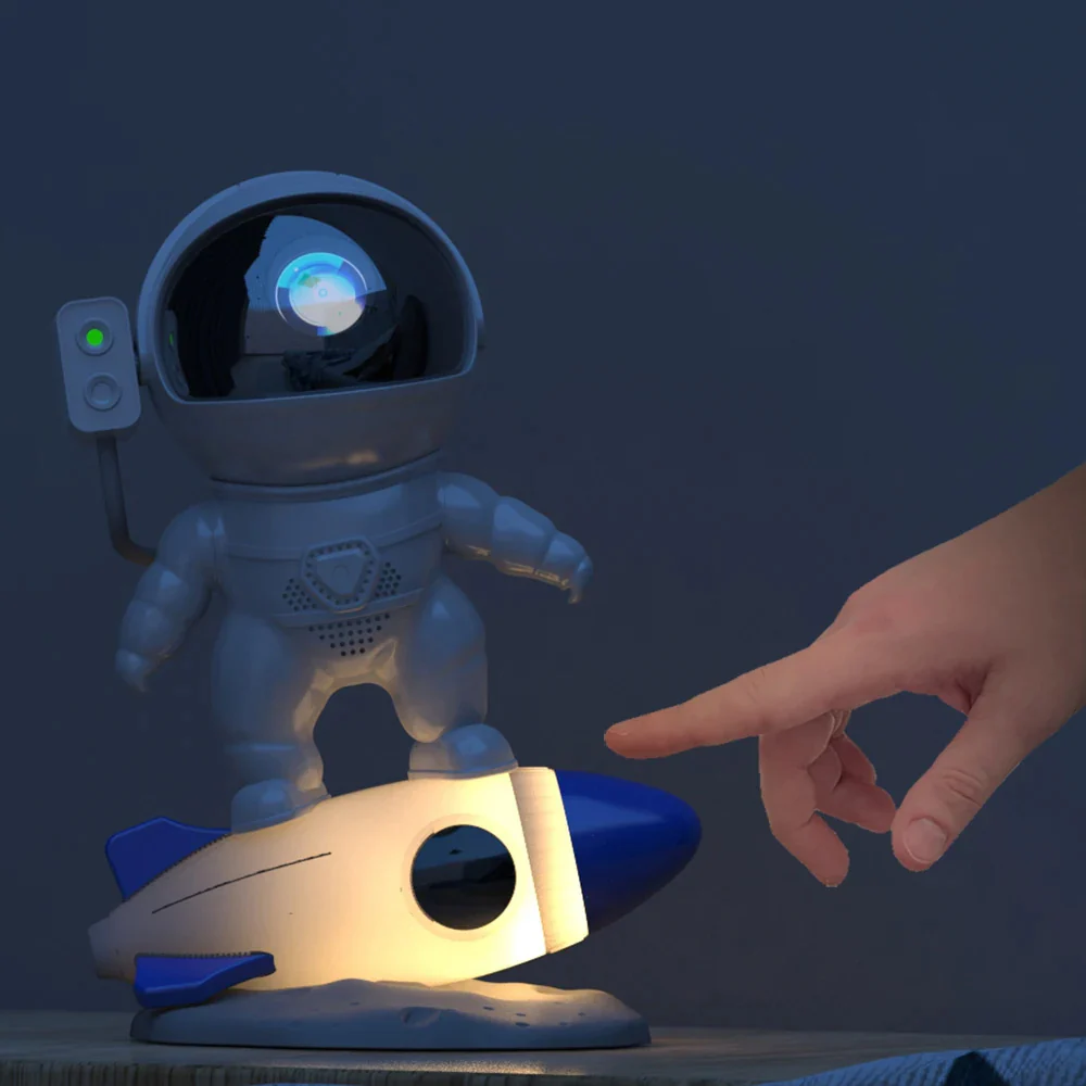Rocket Astronaut Nebula Star Projector - Glowy Zoey