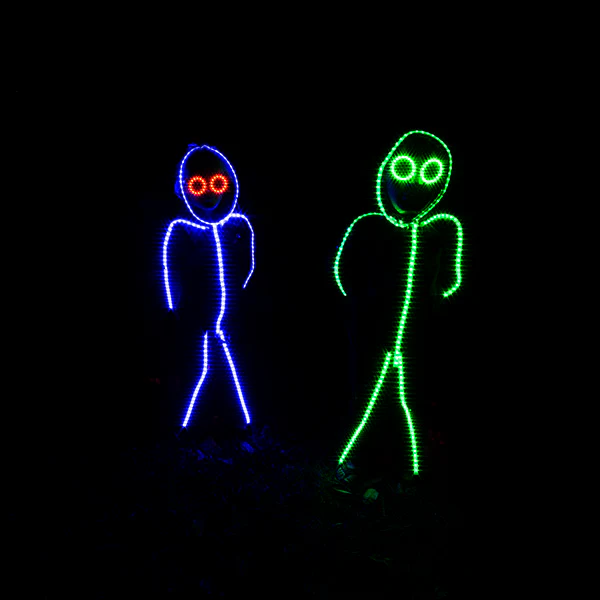 Kids LED stickman costume - Glowy Zoey