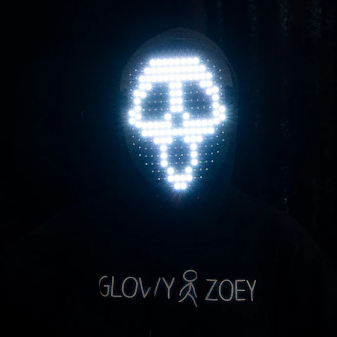 LED Face Changing Mask - Glowy Zoey