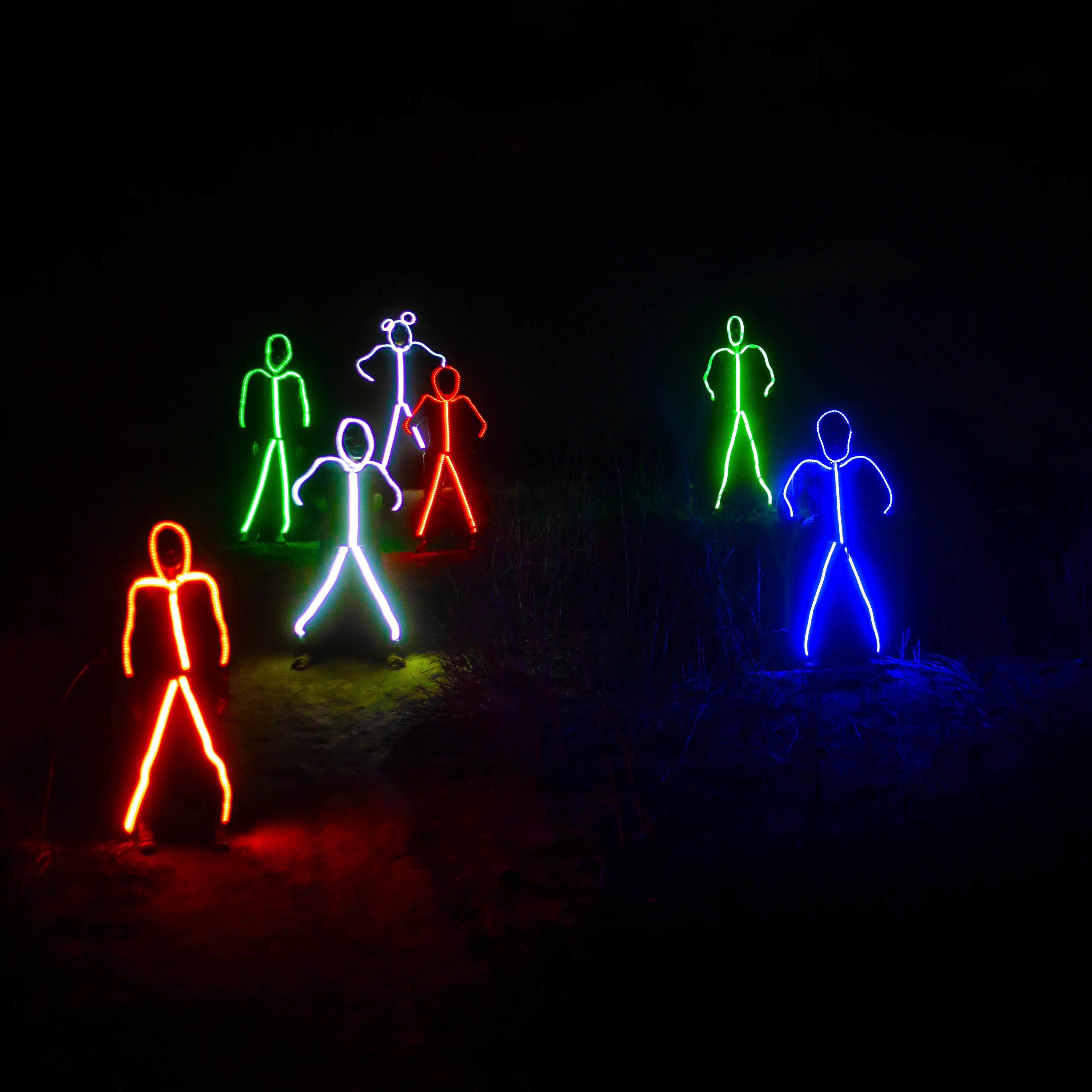 Adult LED stickman costume - Glowy Zoey